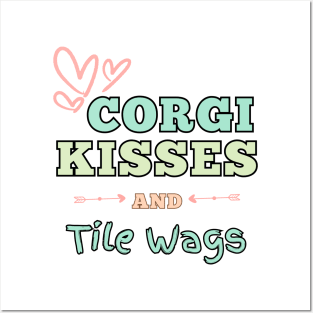 Love Letters in Paws: Corgi Typography Delight for Valentine's Day Posters and Art